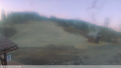 Dolní část sjezdovky