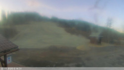 Dolní část sjezdovky