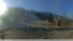 Dolní část sjezdovky