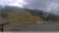 Dolní část sjezdovky