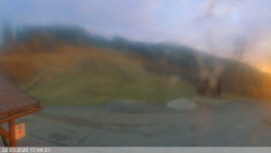 Dolní část sjezdovky