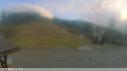 Dolní část sjezdovky