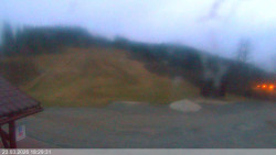 Dolní část sjezdovky