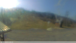 Dolní část sjezdovky