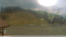 Dolní část sjezdovky