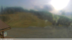 Dolní část sjezdovky