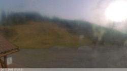 Dolní část sjezdovky