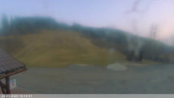 Dolní část sjezdovky