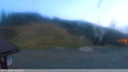 Dolní část sjezdovky