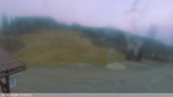 Dolní část sjezdovky