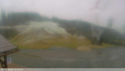 Dolní část sjezdovky