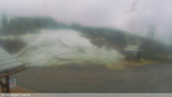 Dolní část sjezdovky