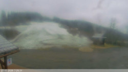 Dolní část sjezdovky