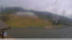 Dolní část sjezdovky