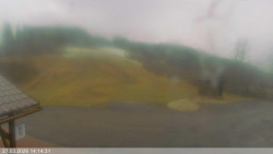 Dolní část sjezdovky