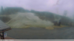 Dolní část sjezdovky