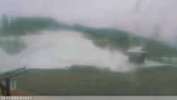 Dolní část sjezdovky