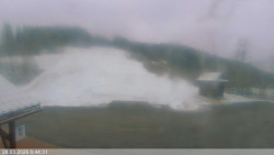 Dolní část sjezdovky