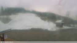 Dolní část sjezdovky