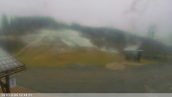 Dolní část sjezdovky