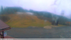 Dolní část sjezdovky