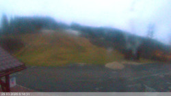 Dolní část sjezdovky