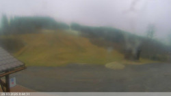 Dolní část sjezdovky