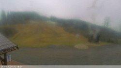 Dolní část sjezdovky