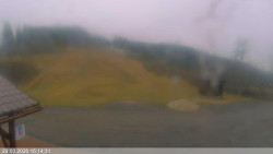 Dolní část sjezdovky