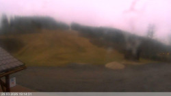 Dolní část sjezdovky