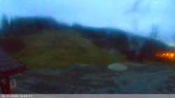 Dolní část sjezdovky