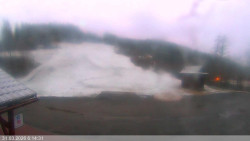 Dolní část sjezdovky