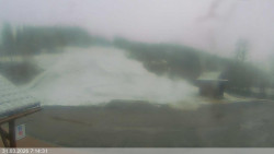 Dolní část sjezdovky