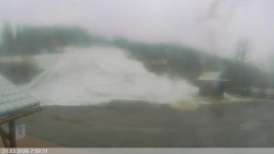 Dolní část sjezdovky