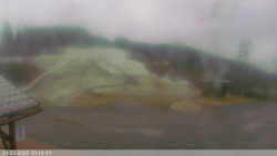 Dolní část sjezdovky