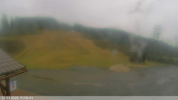 Dolní část sjezdovky