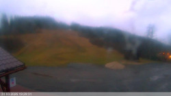 Dolní část sjezdovky