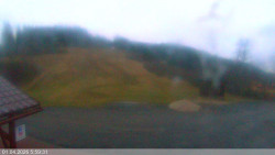 Dolní část sjezdovky