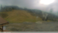 Dolní část sjezdovky