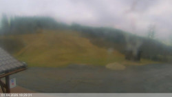 Dolní část sjezdovky