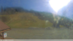 Dolní část sjezdovky