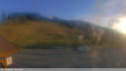 Dolní část sjezdovky