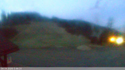 Dolní část sjezdovky