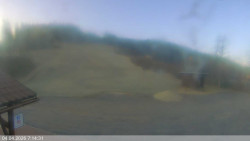 Dolní část sjezdovky