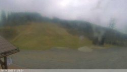 Dolní část sjezdovky