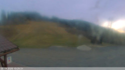 Dolní část sjezdovky