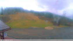 Dolní část sjezdovky