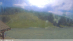 Dolní část sjezdovky