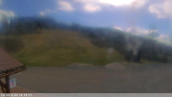 Dolní část sjezdovky