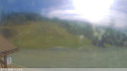 Dolní část sjezdovky